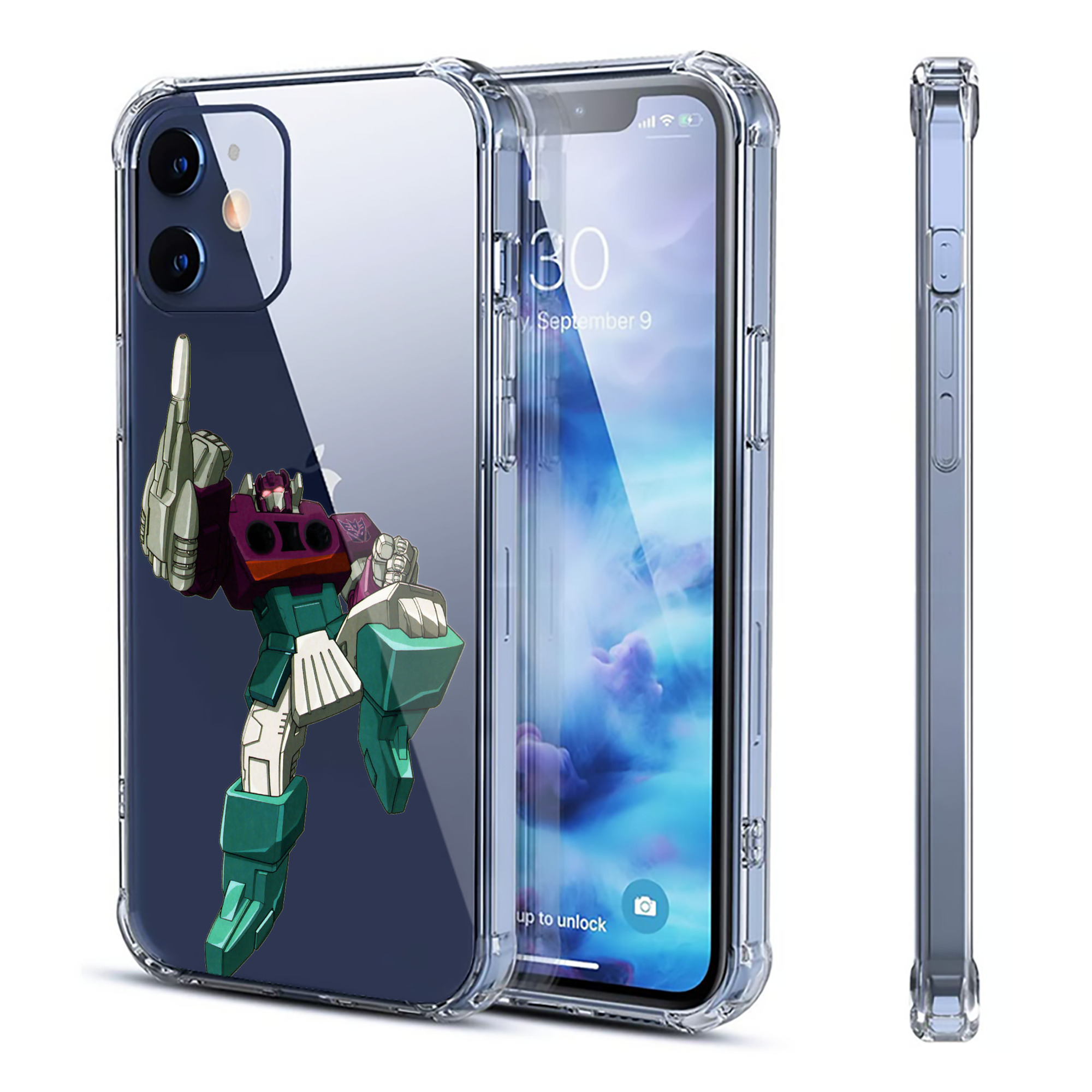 （画像用）  【iPhone 12シリーズ対応】透明スマホケース（クリアソフトケース）